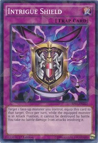 Intrigue Shield (Shatterfoil) [Battle Pack 3: Monster League] [BP03-EN231] | Anubis Games and Hobby