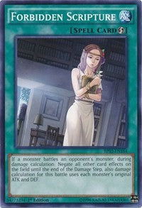 Forbidden Scripture [Battle Pack 3: Monster League] [BP03-EN184] | Anubis Games and Hobby