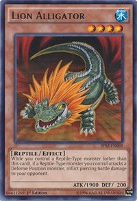 Lion Alligator [Battle Pack 3: Monster League] [BP03-EN089] | Anubis Games and Hobby