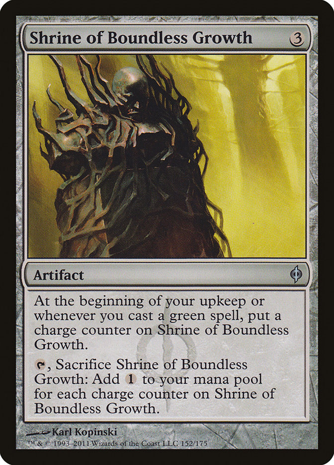 Shrine of Boundless Growth [New Phyrexia] | Anubis Games and Hobby