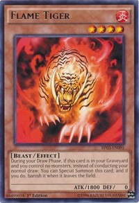 Flame Tiger [Battle Pack 3: Monster League] [BP03-EN095] | Anubis Games and Hobby