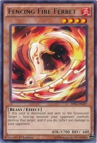 Fencing Fire Ferret [Battle Pack 3: Monster League] [BP03-EN107] | Anubis Games and Hobby