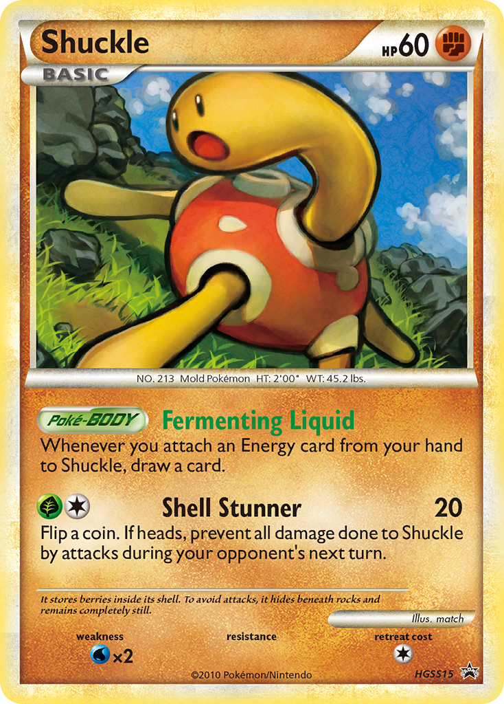 Shuckle (HGSS15) [HeartGold & SoulSilver: Black Star Promos] | Anubis Games and Hobby