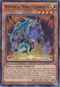 Mythical Beast Cerberus (Shatterfoil) [Battle Pack 3: Monster League] [BP03-EN018] | Anubis Games and Hobby