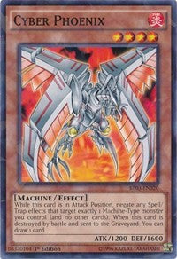 Cyber Phoenix (Shatterfoil) [Battle Pack 3: Monster League] [BP03-EN020] | Anubis Games and Hobby