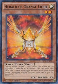 Herald of Orange Light (Shatterfoil) [Battle Pack 3: Monster League] [BP03-EN050] | Anubis Games and Hobby