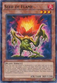 Seed of Flame (Shatterfoil) [Battle Pack 3: Monster League] [BP03-EN052] | Anubis Games and Hobby