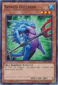 Spined Gillman (Shatterfoil) [Battle Pack 3: Monster League] [BP03-EN059] | Anubis Games and Hobby