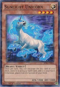 Sunlight Unicorn (Shatterfoil) [Battle Pack 3: Monster League] [BP03-EN064] | Anubis Games and Hobby