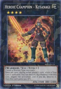 Heroic Champion - Kusanagi (Shatterfoil) [Battle Pack 3: Monster League] [BP03-EN125] | Anubis Games and Hobby