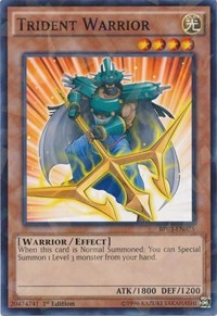 Trident Warrior (Shatterfoil) [Battle Pack 3: Monster League] [BP03-EN075] | Anubis Games and Hobby