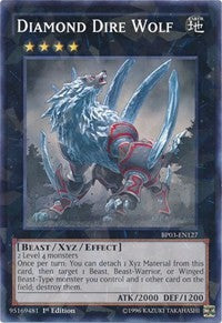 Diamond Dire Wolf (Shatterfoil) [Battle Pack 3: Monster League] [BP03-EN127] | Anubis Games and Hobby