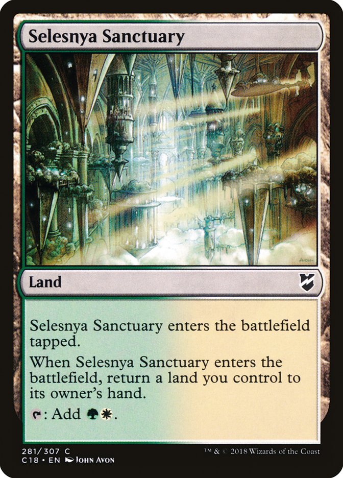 Selesnya Sanctuary [Commander 2018] | Anubis Games and Hobby