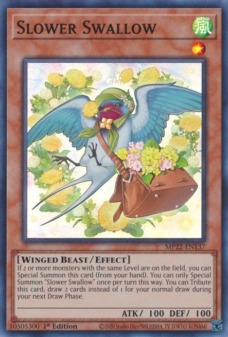 Slower Swallow [MP22-EN137] Super Rare | Anubis Games and Hobby