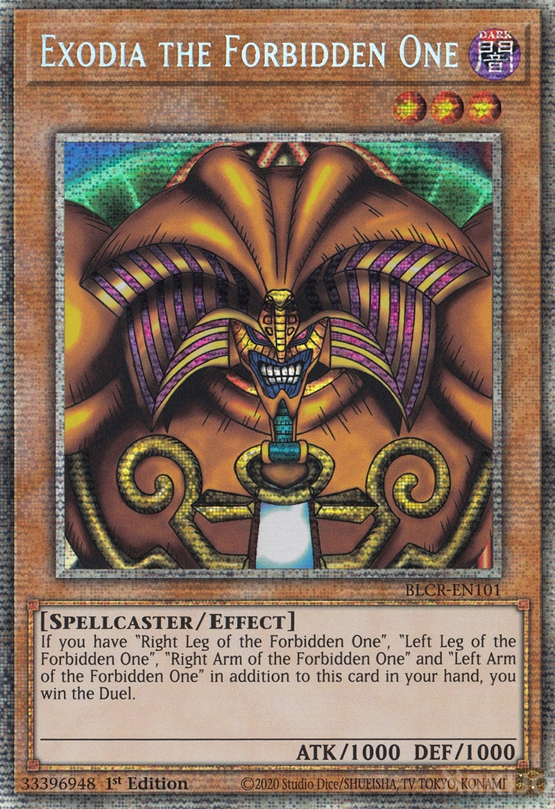 Exodia the Forbidden One [BLCR-EN101] Starlight Rare | Anubis Games and Hobby