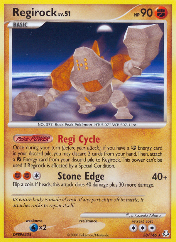 Regirock (38/146) [Diamond & Pearl: Legends Awakened] | Anubis Games and Hobby