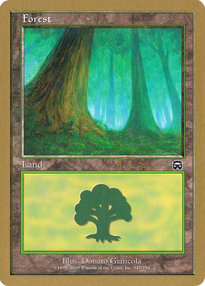 Forest (jt347a) (Jan Tomcani) [World Championship Decks 2001] | Anubis Games and Hobby