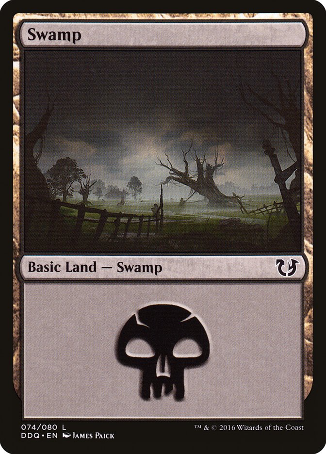 Swamp (74) [Duel Decks: Blessed vs. Cursed] | Anubis Games and Hobby