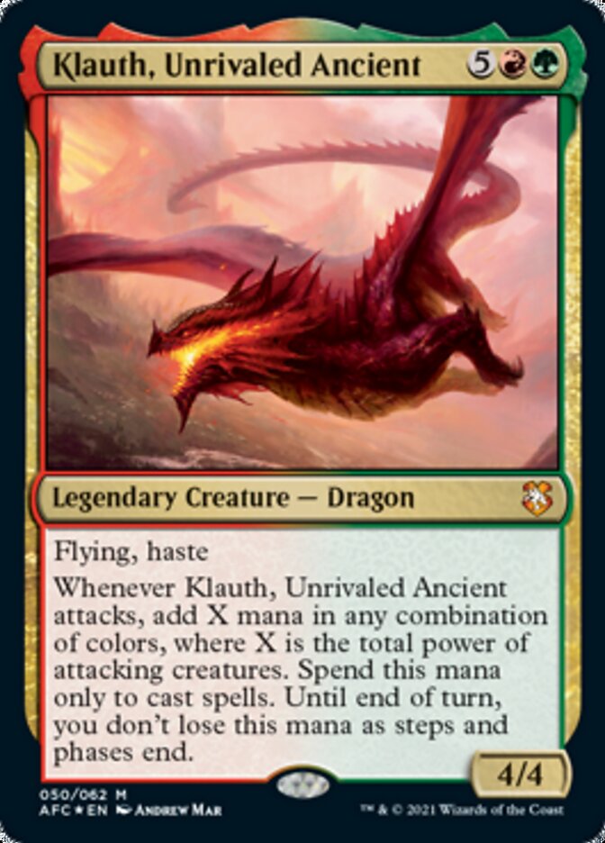 Klauth, Unrivaled Ancient [Dungeons & Dragons: Adventures in the Forgotten Realms Commander] | Anubis Games and Hobby