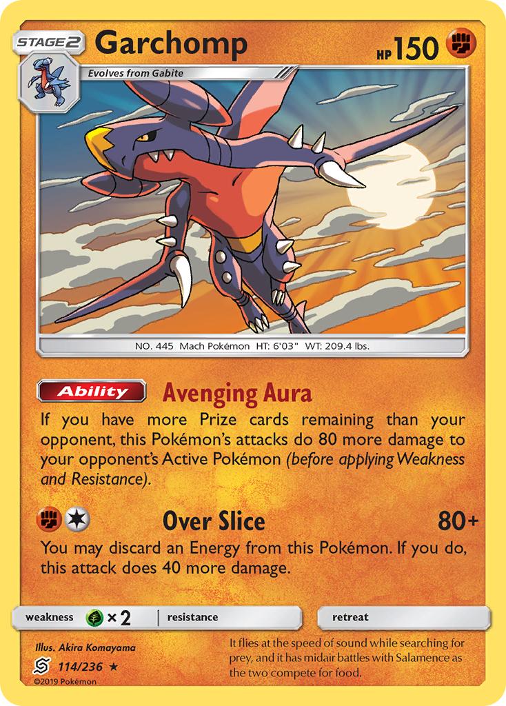 Garchomp (114/236) [Sun & Moon: Unified Minds] | Anubis Games and Hobby