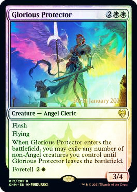 Glorious Protector [Kaldheim Prerelease Promos] | Anubis Games and Hobby