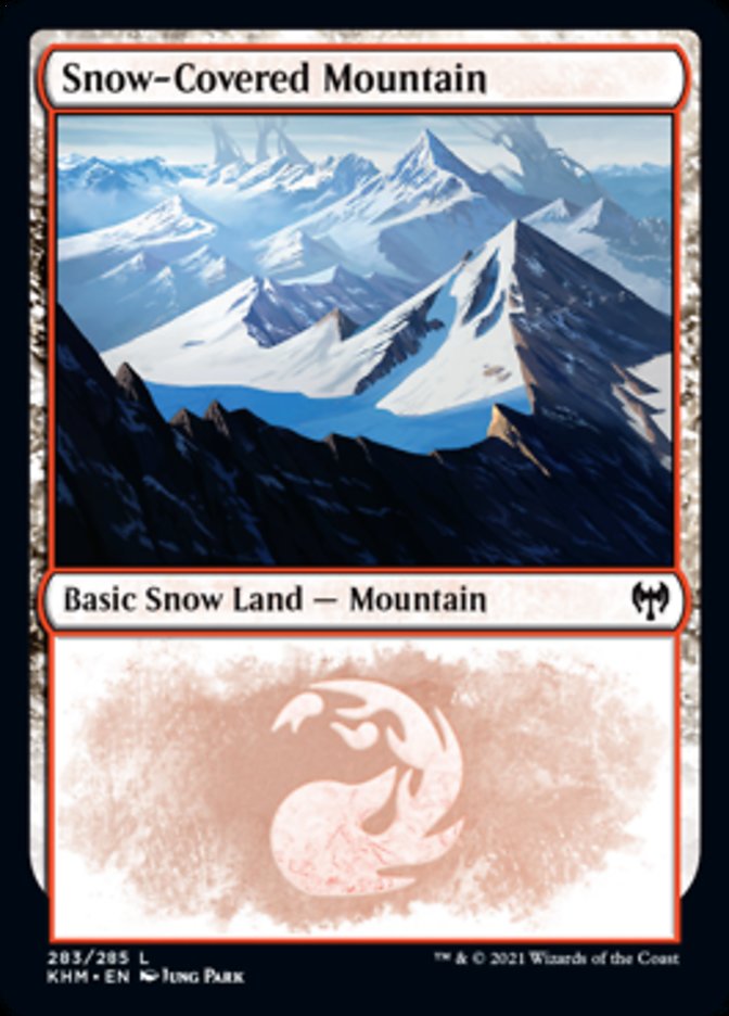 Snow-Covered Mountain (283) [Kaldheim] | Anubis Games and Hobby