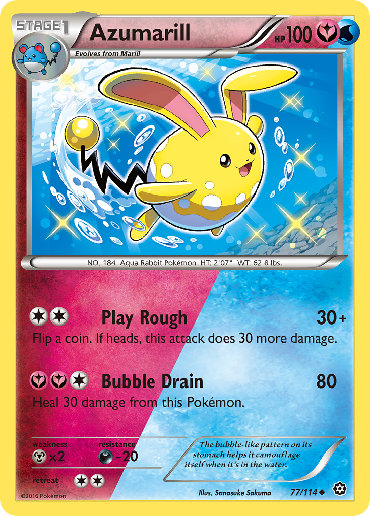 Azumarill (77/114) [XY: Steam Siege] | Anubis Games and Hobby