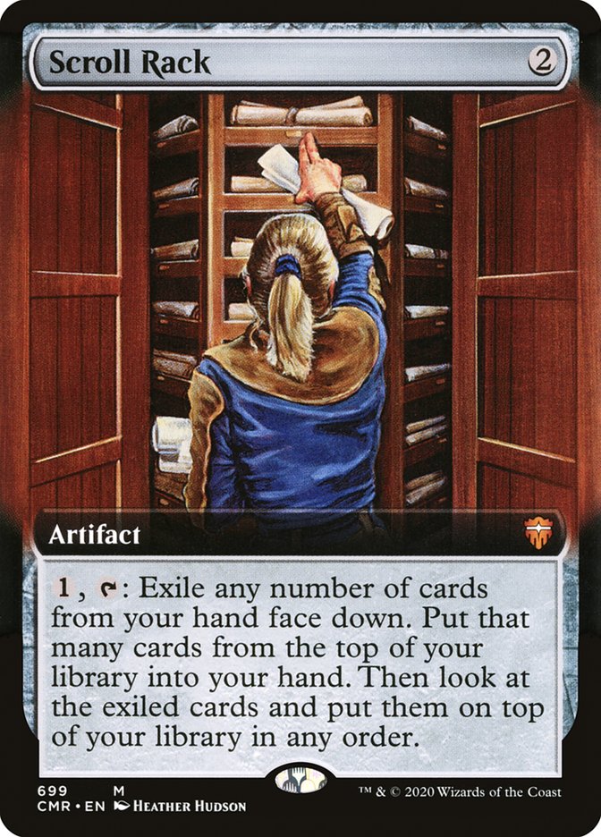 Scroll Rack (Extended Art) [Commander Legends] | Anubis Games and Hobby