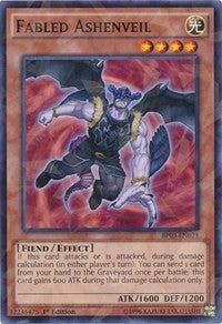 Fabled Ashenveil (Shatterfoil) [Battle Pack 3: Monster League] [BP03-EN079] | Anubis Games and Hobby