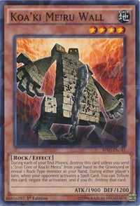 Koa'ki Meiru Wall (Shatterfoil) [Battle Pack 3: Monster League] [BP03-EN081] | Anubis Games and Hobby