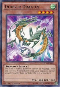 Dodger Dragon (Shatterfoil) [Battle Pack 3: Monster League] [BP03-EN085] | Anubis Games and Hobby