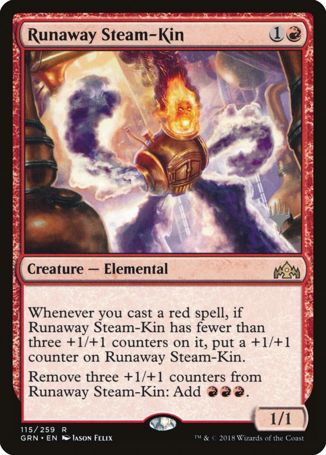 Runaway Steam-Kin (Promo Pack) [Guilds of Ravnica Promos] | Anubis Games and Hobby