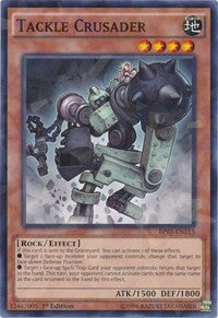 Tackle Crusader (Shatterfoil) [Battle Pack 3: Monster League] [BP03-EN113] | Anubis Games and Hobby