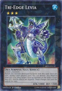 Tri-Edge Levia (Shatterfoil) [Battle Pack 3: Monster League] [BP03-EN132] | Anubis Games and Hobby