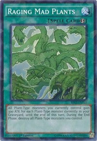 Raging Mad Plants (Shatterfoil) [Battle Pack 3: Monster League] [BP03-EN165] | Anubis Games and Hobby