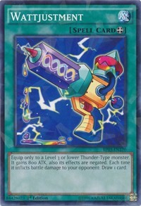 Wattjustment (Shatterfoil) [Battle Pack 3: Monster League] [BP03-EN170] | Anubis Games and Hobby