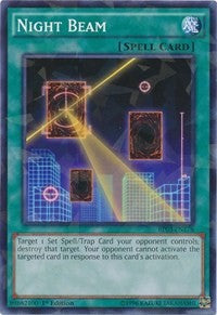 Night Beam (Shatterfoil) [Battle Pack 3: Monster League] [BP03-EN176] | Anubis Games and Hobby