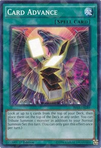 Card Advance (Shatterfoil) [Battle Pack 3: Monster League] [BP03-EN185] | Anubis Games and Hobby