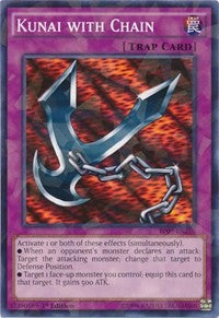 Kunai with Chain (Shatterfoil) [Battle Pack 3: Monster League] [BP03-EN210] | Anubis Games and Hobby