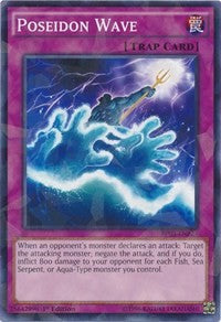 Poseidon Wave (Shatterfoil) [Battle Pack 3: Monster League] [BP03-EN223] | Anubis Games and Hobby