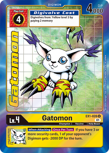 Gatomon [EX1-026] (Alternate Art) [Classic Collection] | Anubis Games and Hobby
