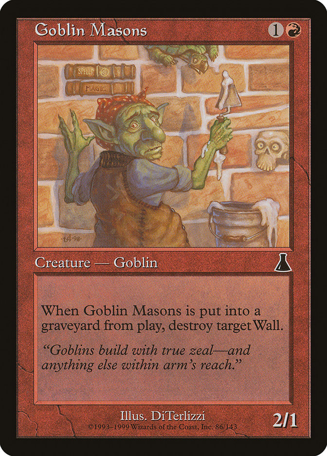 Goblin Masons [Urza's Destiny] | Anubis Games and Hobby