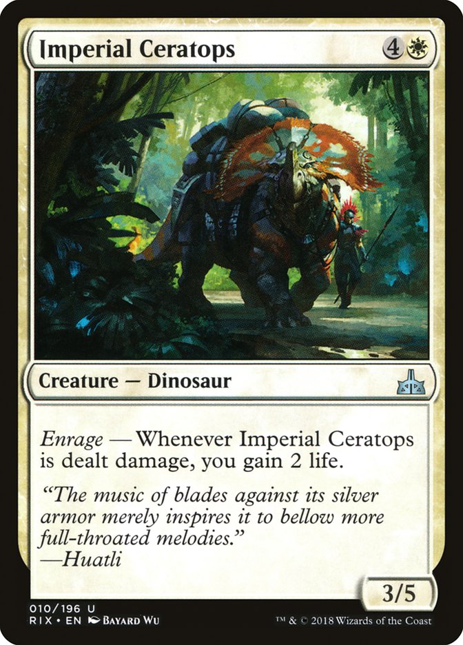 Imperial Ceratops [Rivals of Ixalan] | Anubis Games and Hobby