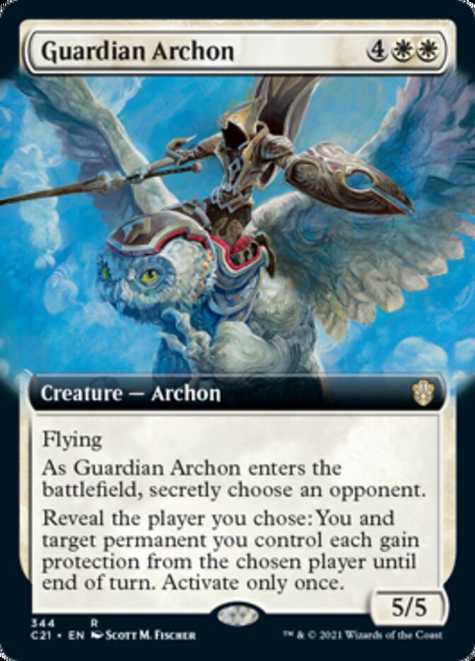 Guardian Archon (Extended Art) [Commander 2021] | Anubis Games and Hobby