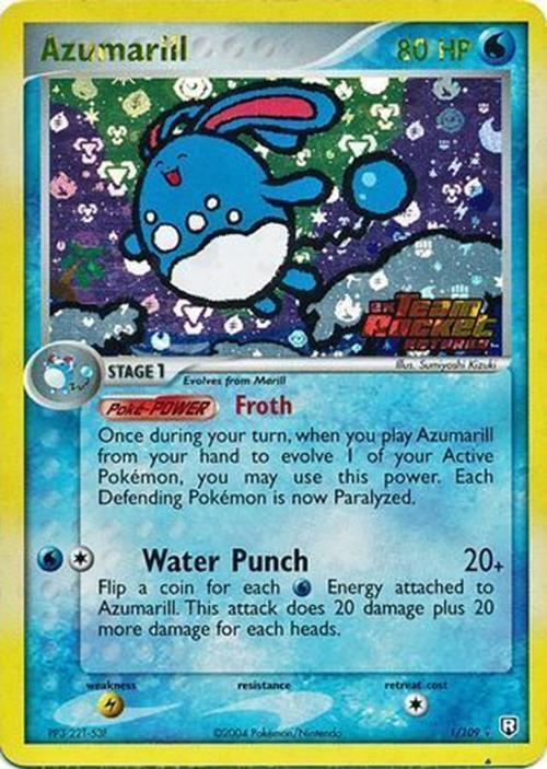 Azumarill (1/109) (Stamped) [EX: Team Rocket Returns] | Anubis Games and Hobby