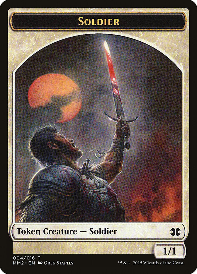 Soldier Token [Modern Masters 2015 Tokens] | Anubis Games and Hobby
