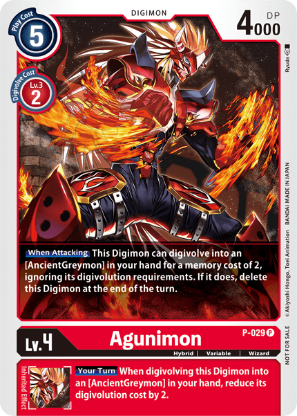 Agunimon [P-029] [Revision Pack Cards] | Anubis Games and Hobby