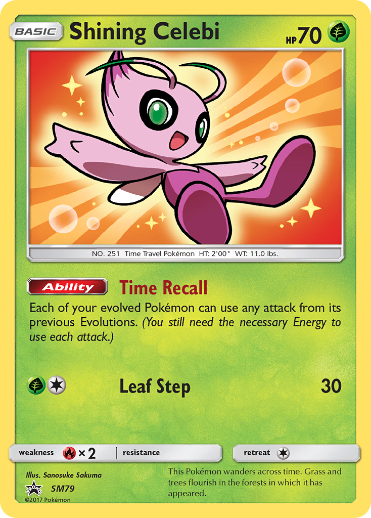 Shining Celebi (SM79) [Sun & Moon: Black Star Promos] | Anubis Games and Hobby