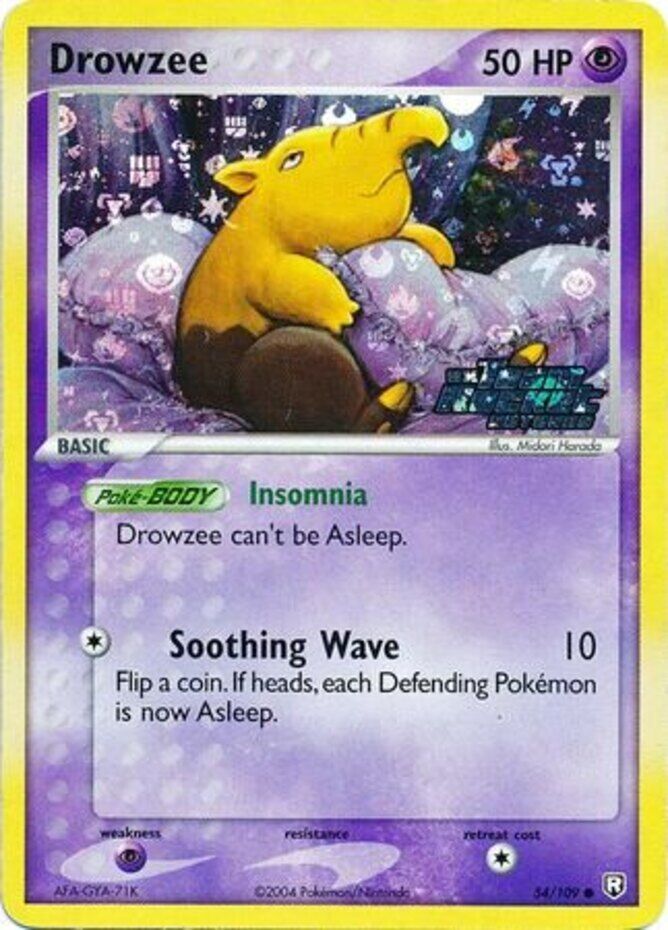 Drowzee (54/109) (Stamped) [EX: Team Rocket Returns] | Anubis Games and Hobby