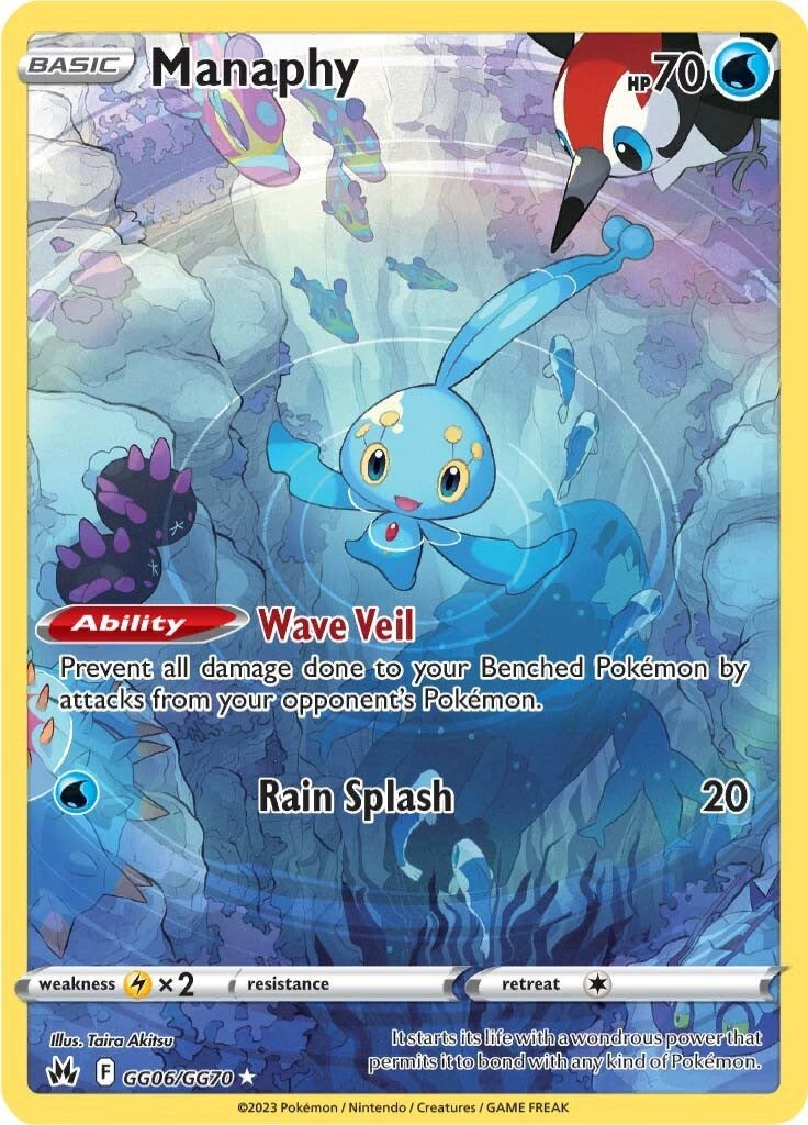 Manaphy (GG06/GG70) [Sword & Shield: Crown Zenith] | Anubis Games and Hobby